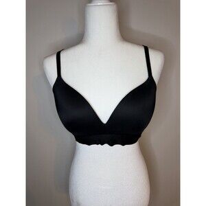 PINK Victoria’s Secret Wear Everywhere Wireless Push-up Bra 34D Black